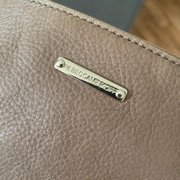 Rebecca Minkoff taupe multizip crossbody bag - Picture 5 of 11